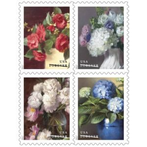 Flowers From The Garden 2017-5 Booklets / 100 Pcs