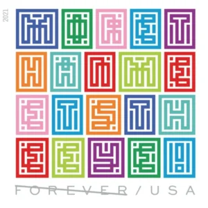 Mystery Message 2021-5 Sheets / 100 Pcs