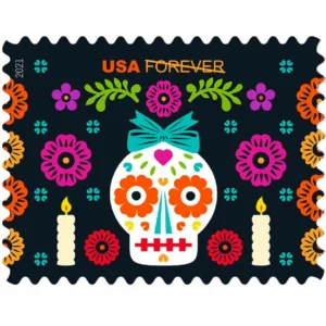 Day of the Dead 2021-5 Sheets / 100 Pcs
