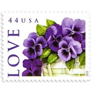 Purple Orchid 2010-5 Sheets / 100 Pcs