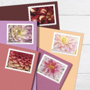 Dahlias 2025 Forever Stamps