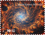 $10.1 Spiral Galaxy 2025- Priority Mail Postage Stamps（20Pcs）