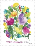  Wedding Blooms 2024- Two Ounce USPS Forever Stamps（Sheets）