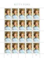 Betty Ford 2024-USPS Forever Stamps（Sheets） - Image 2