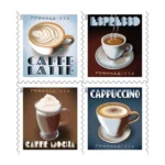Espresso Drinks 2021- USPS Forever Stamps（Books）