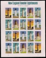 New England lighthouses 2013-USPS Forever Stamps（Sheets）