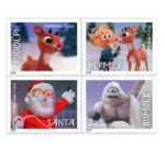 Rudolph the Red Nosed Reindeer 2014 - USPS Forever Stamps（Books）