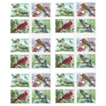 Songbirds in Snow 2016- USPS Forever Stamps（Books） - Image 2