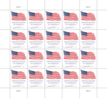 U.S. Flag 2025-USPS Forever Stamps（Sheets） - Image 2